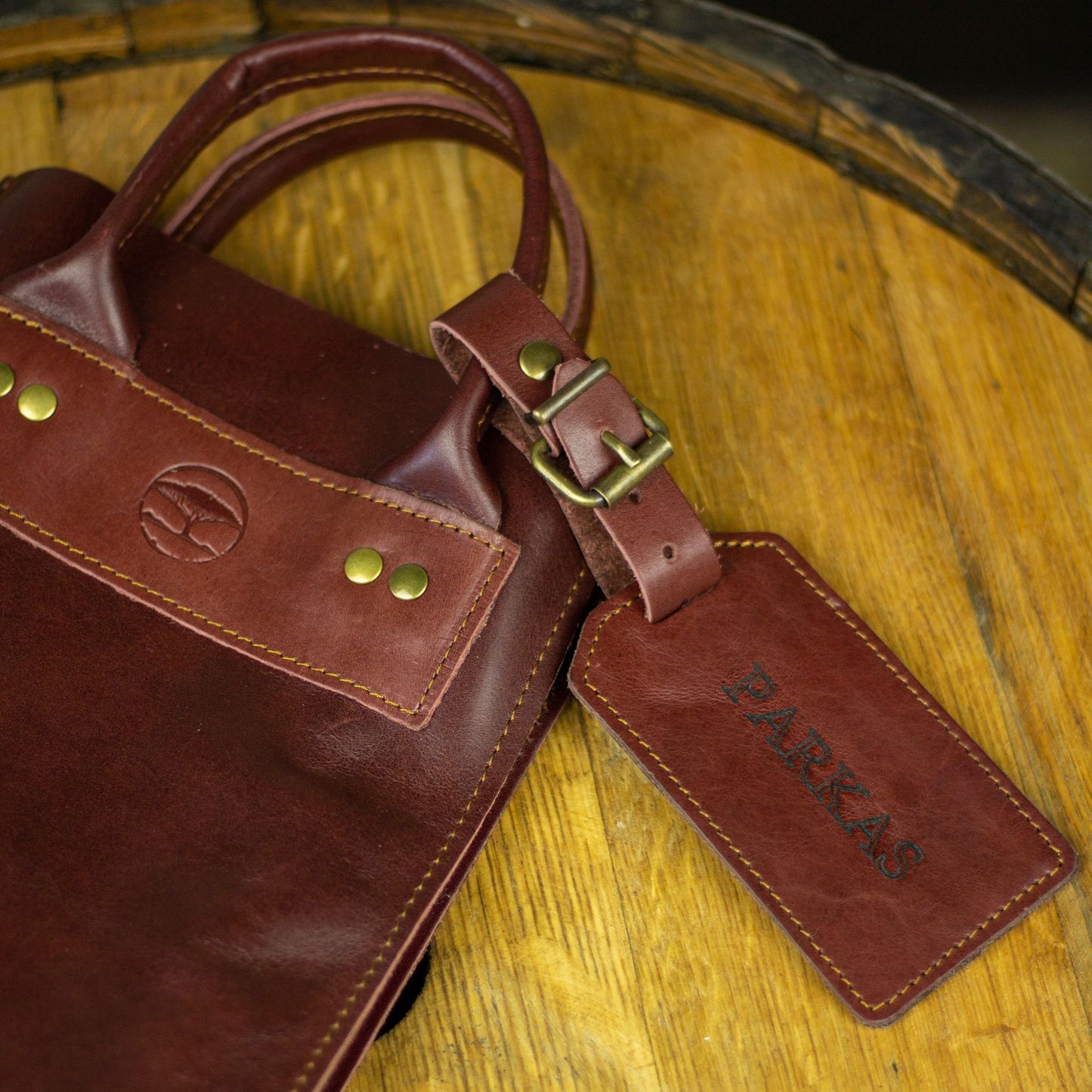Wine Bag Tag Engraving