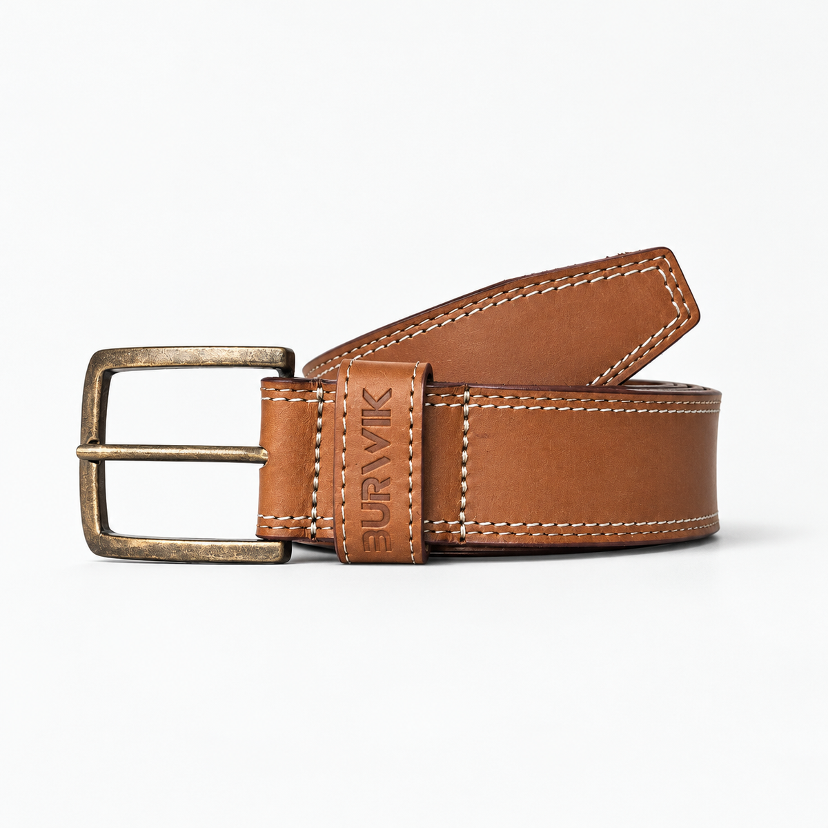 40mm Leather Belt - Tan
