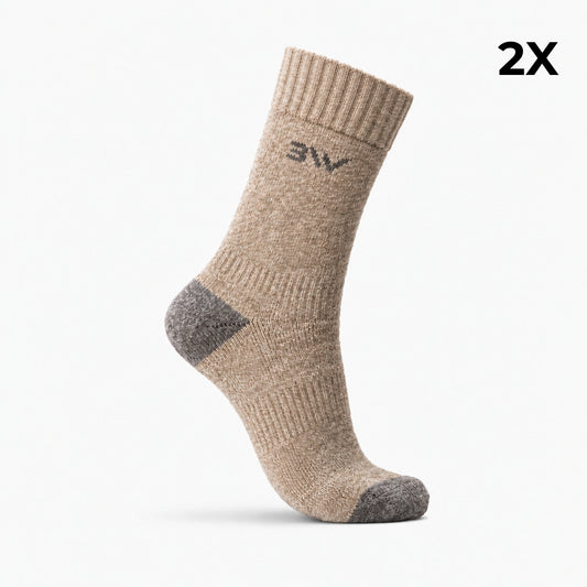 Merino Blend Crew Socks | 2-Pack