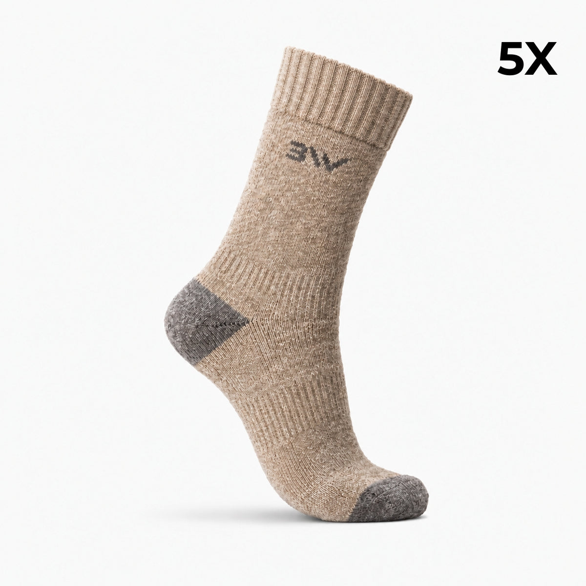 Merino Blend Crew Socks | 5-Pack