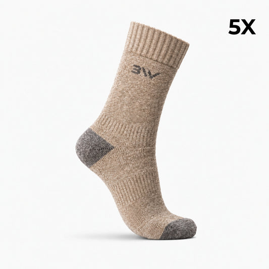 Merino Blend Crew Socks | 5-Pack