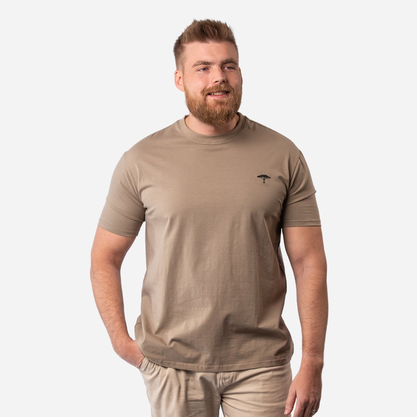 T-Shirt - 2 Pack - Black and Khaki