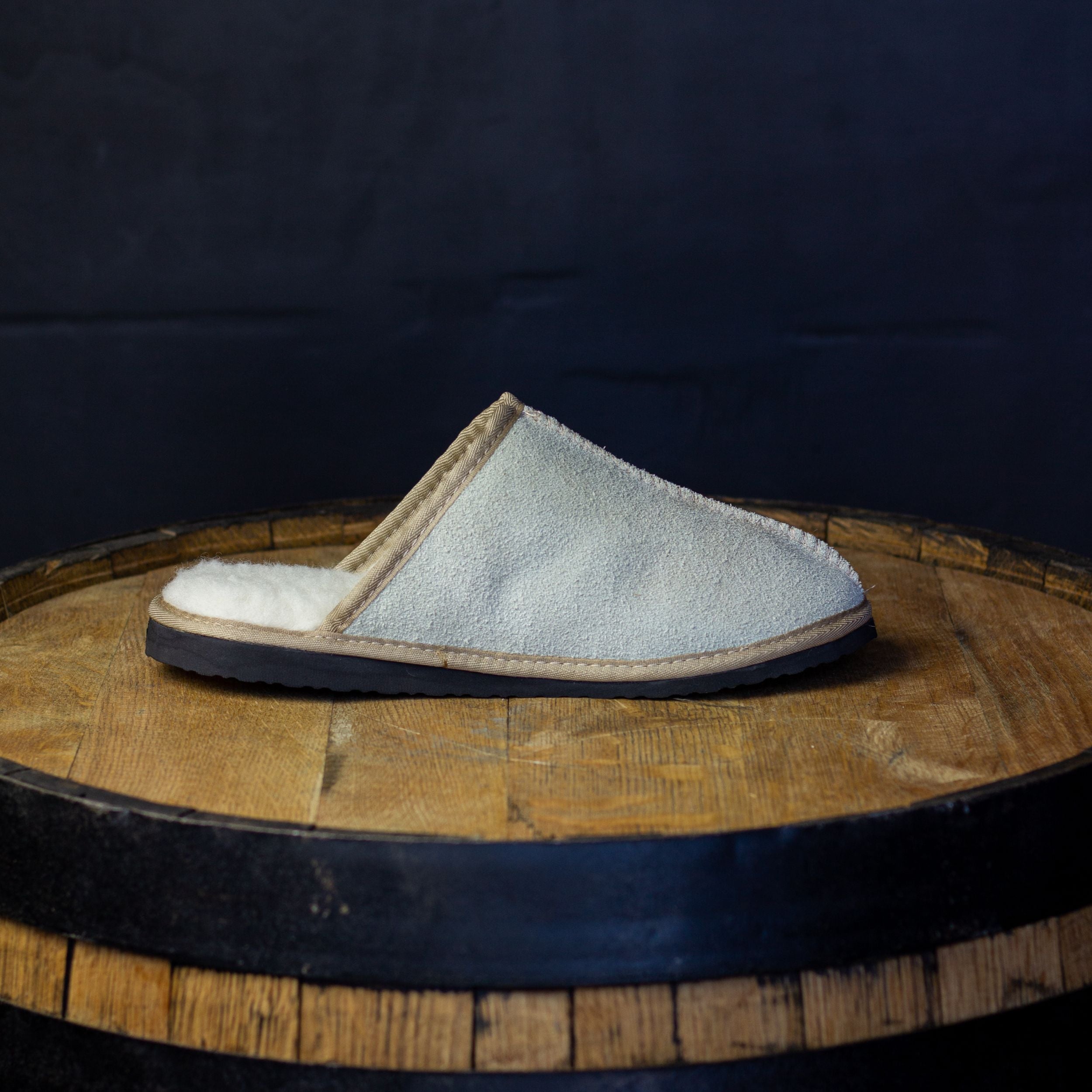 Wool on sale slippers mens